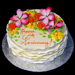 60th Anniversary Cake from Triolo's Bakery