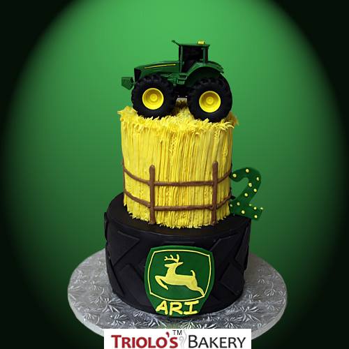 John Deere Tractor Birthday Cake