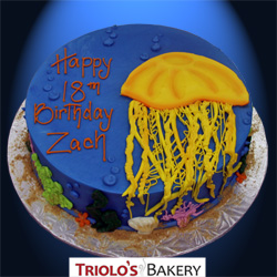 Jellyfish Birthday Cake