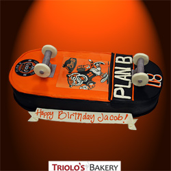 Skateboard Birthday Cake