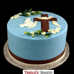 First Holy Communion Dove Cake from Triolo's Bakery