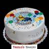 Happy Birthday Pooh and Frineds Cake - Triolo's Bakery