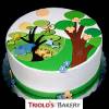 Safari Birthday Cake - Triolo's Bakery