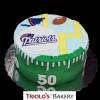 New England Patriots Birthday Cake - Triolo's Bakery