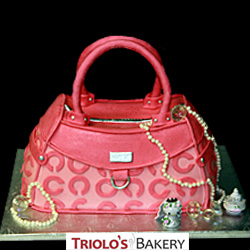 Pink Designer Handbag Cake from Triolo's Bakery