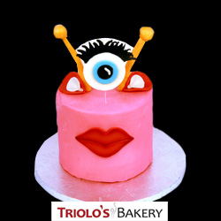 Pink Monster Cake from Triolo's Bakery