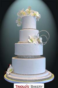 The Bling Wedding Cake - Triolo's Bakery