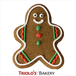 The Gingerbread Man Cookie Favor, perfect for winter themed parties. Send in a gift basket or cookie bouquet.