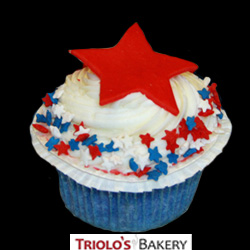Patriotic Themed Cupcake - Triolo's Bakery