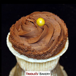 Boston Cream Cupcakes - Triolo's Bakery.