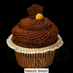 Chocolate Ganache Cupcake - Triolo's Bakery