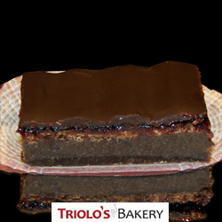 Raspberry Fudge Brownie from Triolo's Bakery