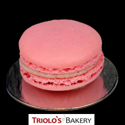 Strawberry and Cream Macaron