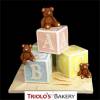 Baby Block Baby Shower Cake