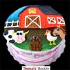 Barnyard Birthday Cake