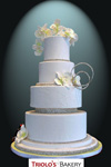 The Bling Wedding Cake - Triolo's Bakery