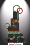 Rainbow Wedding Cake - Triolo's Bakery