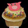 Pink Piglet Cupcakes - Triolo's Bakery